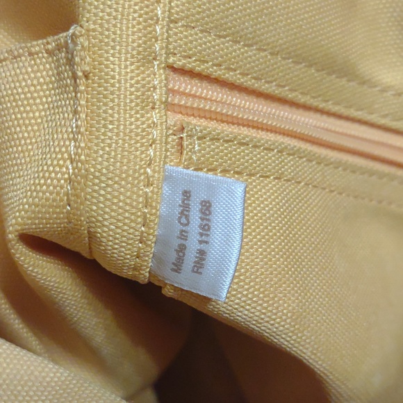 Eric Javits Women's Gold Handbag Tote Bag Purse Magnetic Closure - Picture 8 of 16